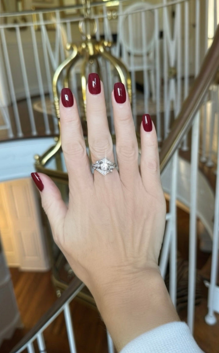 Art Deco 1920's Diamond Platinum Ring