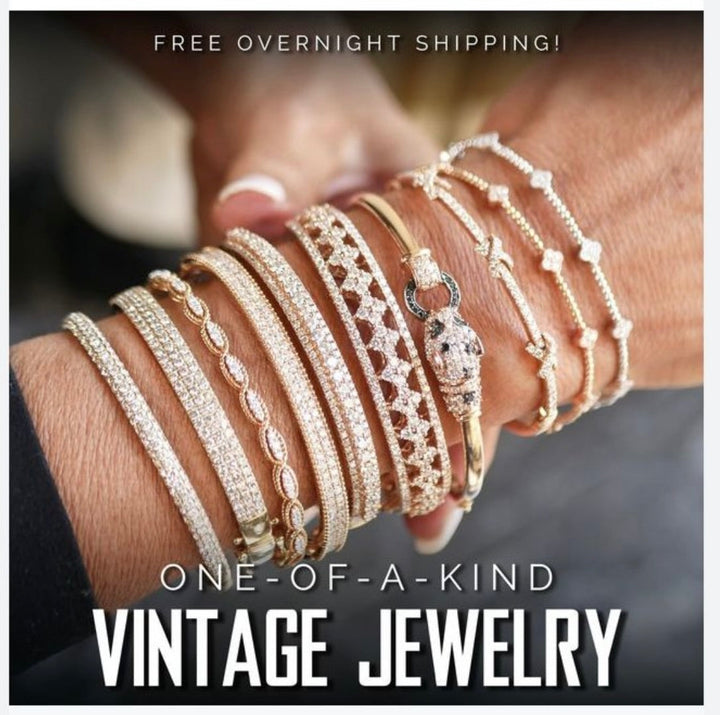 Designer Natural Diamond and Rose Gold Bangle