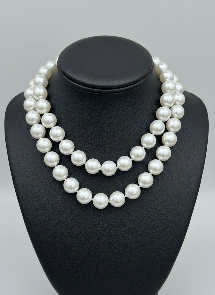 13mm Fine South Sea Pearl and Diamond 38" Necklace (18K)