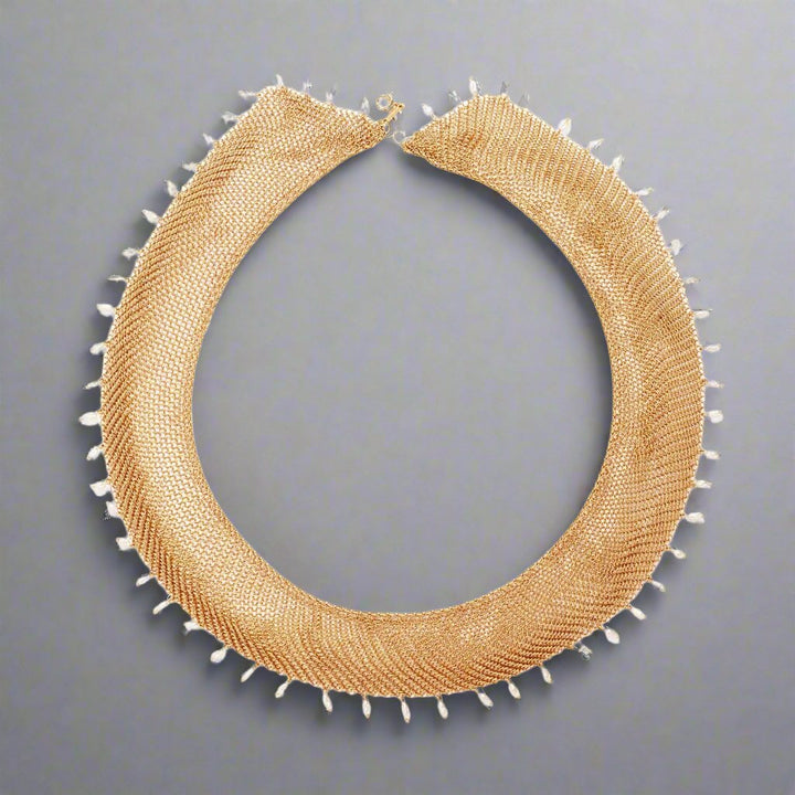 Tiffany & Co. Elsa Peretti 18k Yellow Gold Mesh Necklace