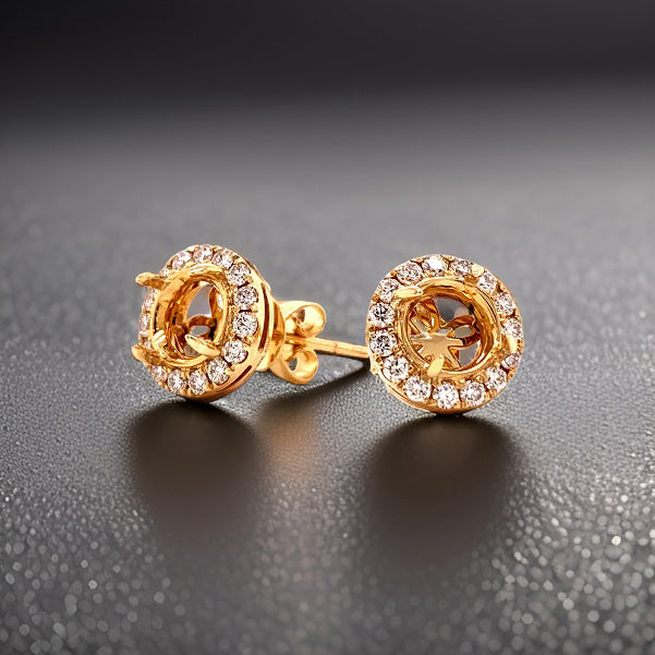 Maya Lianna Diamond and 14K Yellow Gold Jacket for Earrings