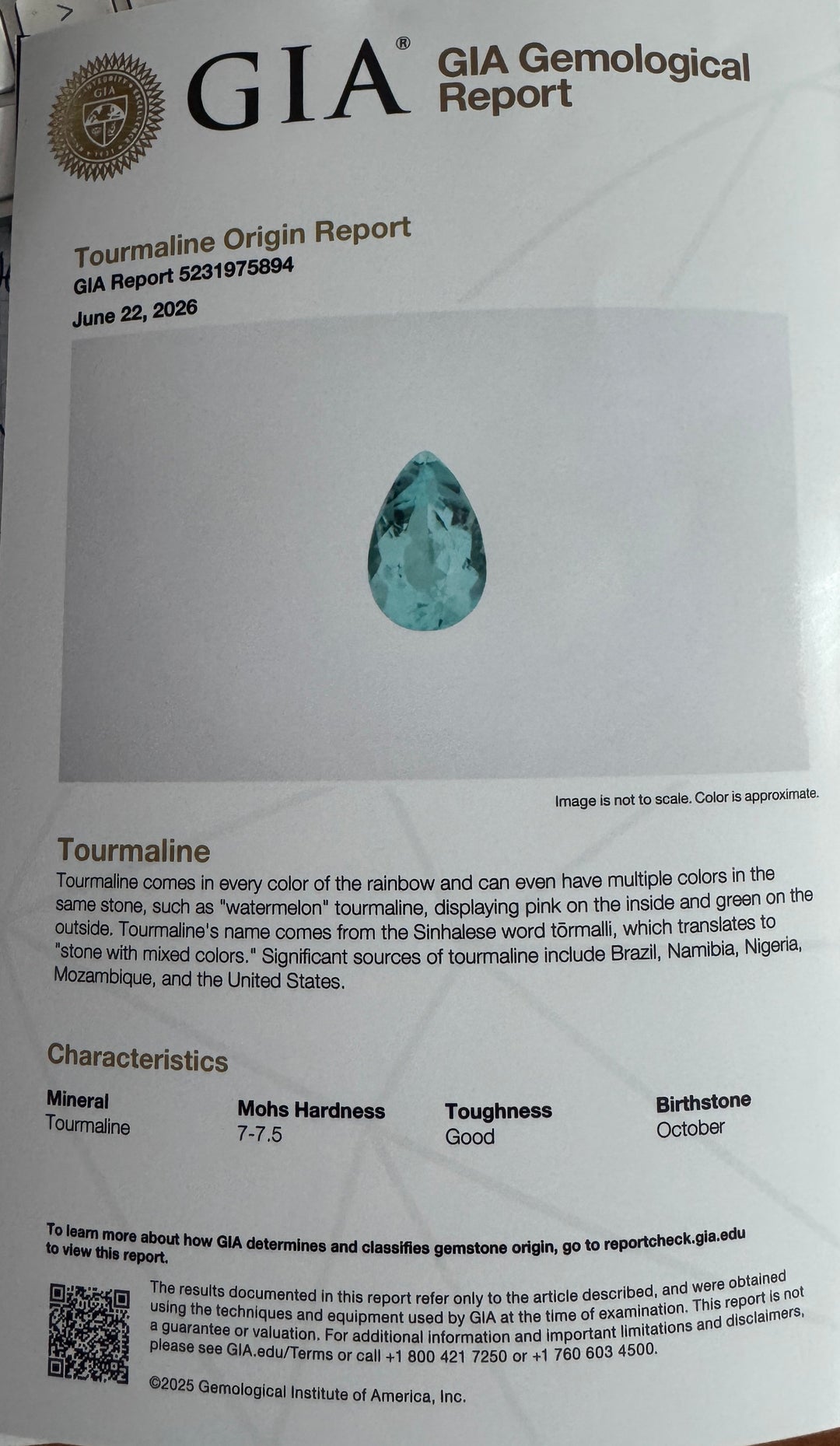 Estate Paraiba "Mozambique" and Diamond Platinum and 18Kt White Gold Necklace (GIA)