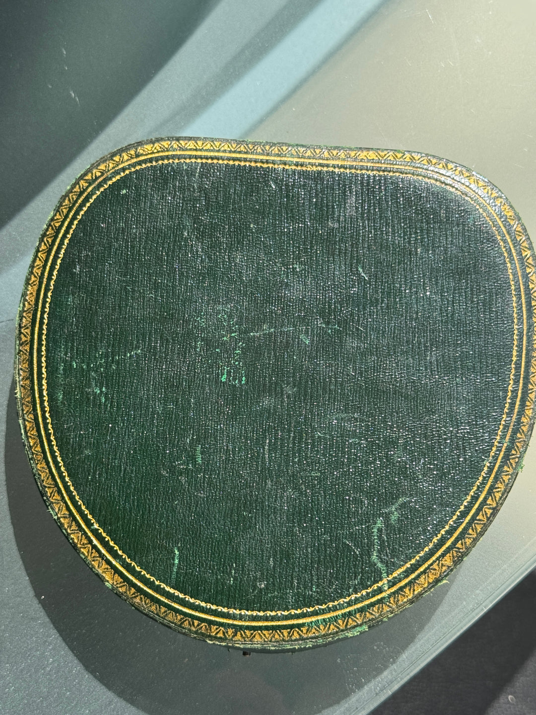 Victorian Harvey & Core Sapphire & Rose Cut Diamond Silver/14K Gold Necklace with Original Fitted Box