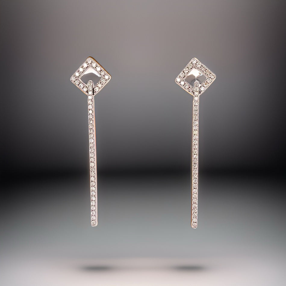 Maya Lianna Diamond Dangle Earrings