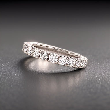 Maya Lianna Diamond and 14K White Gold Eternity Ring