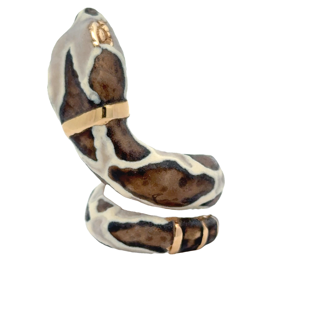 Annibale Baldini Italian Serpente Ring