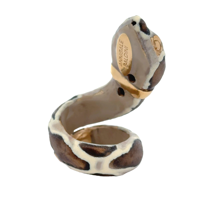 Annibale Baldini Italian Serpente Ring