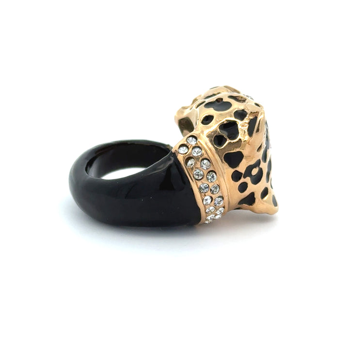 Annibale Baldini Italian Leopard Ring