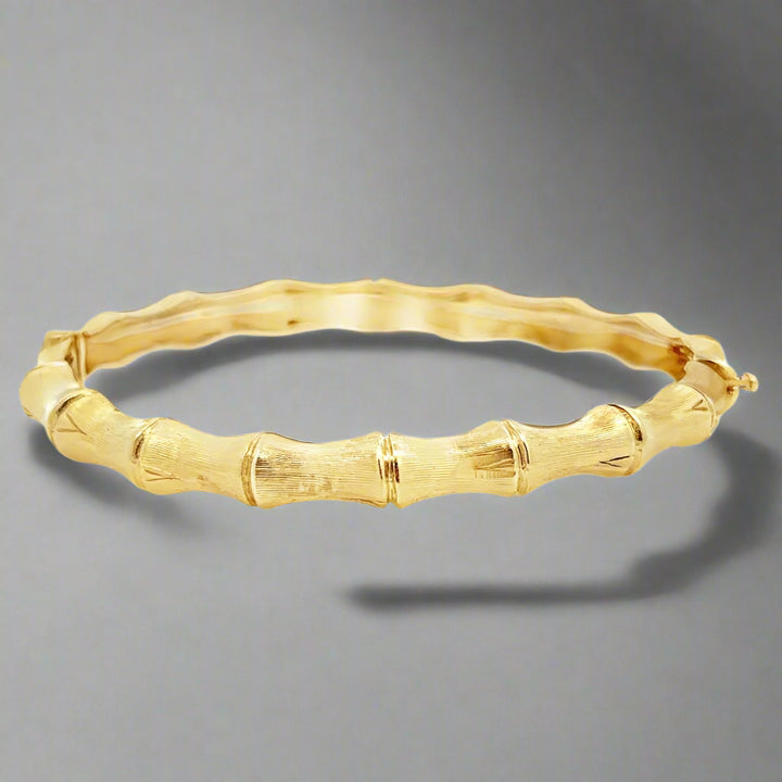 bamboo gold bracelet good to stack
