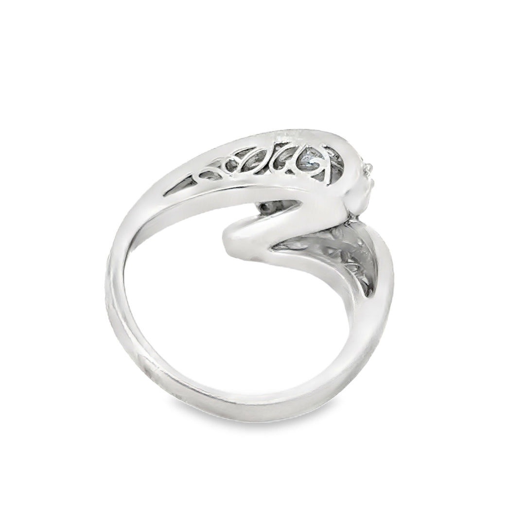 Natural Color Change Alexandrite and Diamond Platinum Ring (GIA)