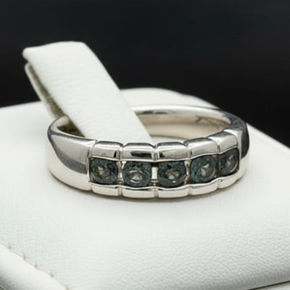 Natural Color Change Alexandrite Platinum Ring