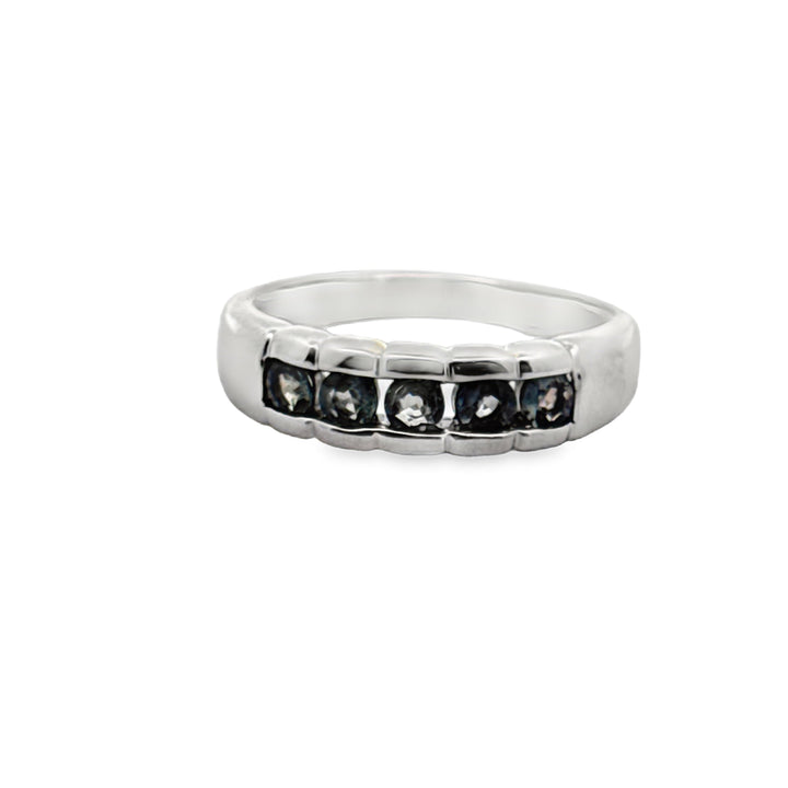 Natural Color Change Alexandrite Platinum Ring