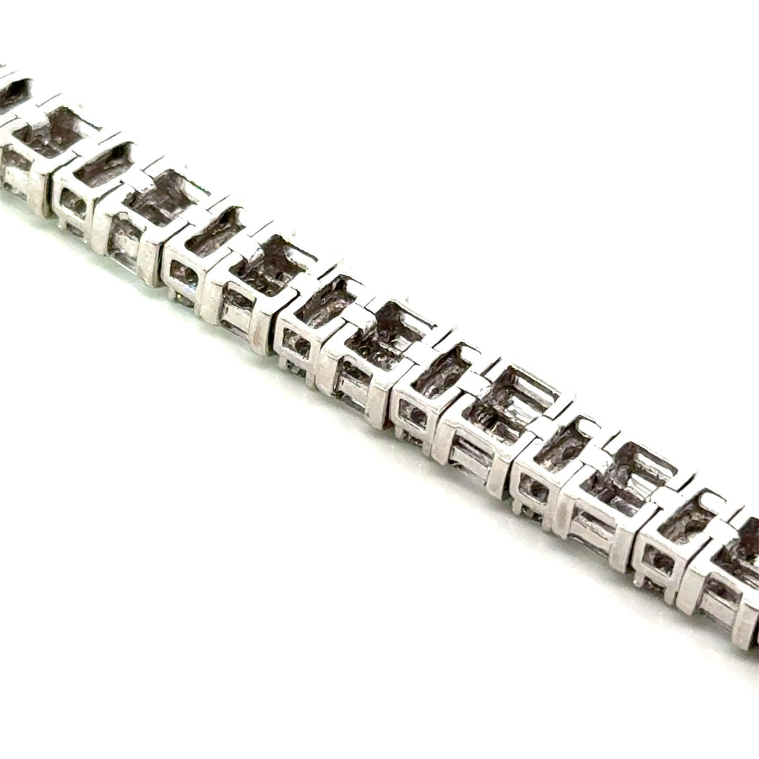 5.00cttw Diamond Tennis 14K White Gold Bracelet