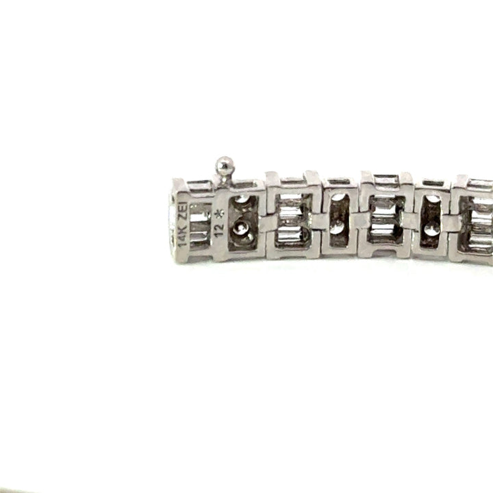 5.00cttw Diamond Tennis 14K White Gold Bracelet
