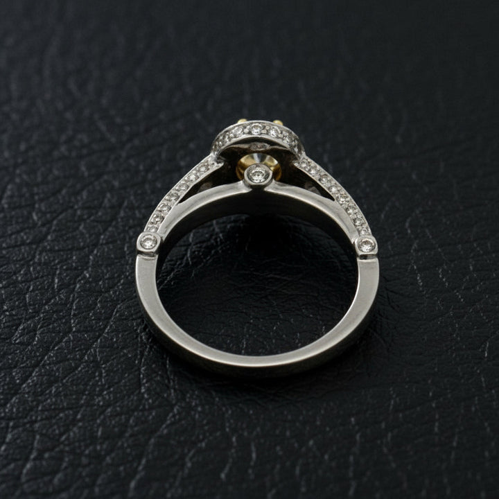 Natural Yellow & White Diamond 14K/18K Ring