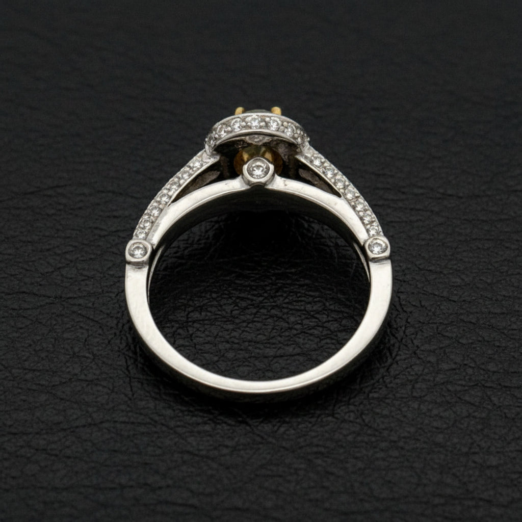 Natural Yellow & White Diamond 14K/18K Ring