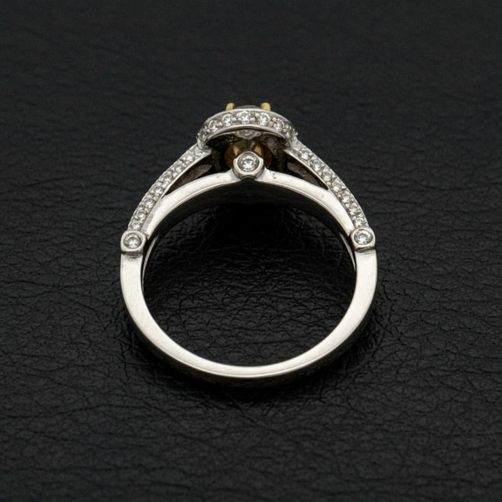 Natural Yellow & White Diamond 14K/18K Ring