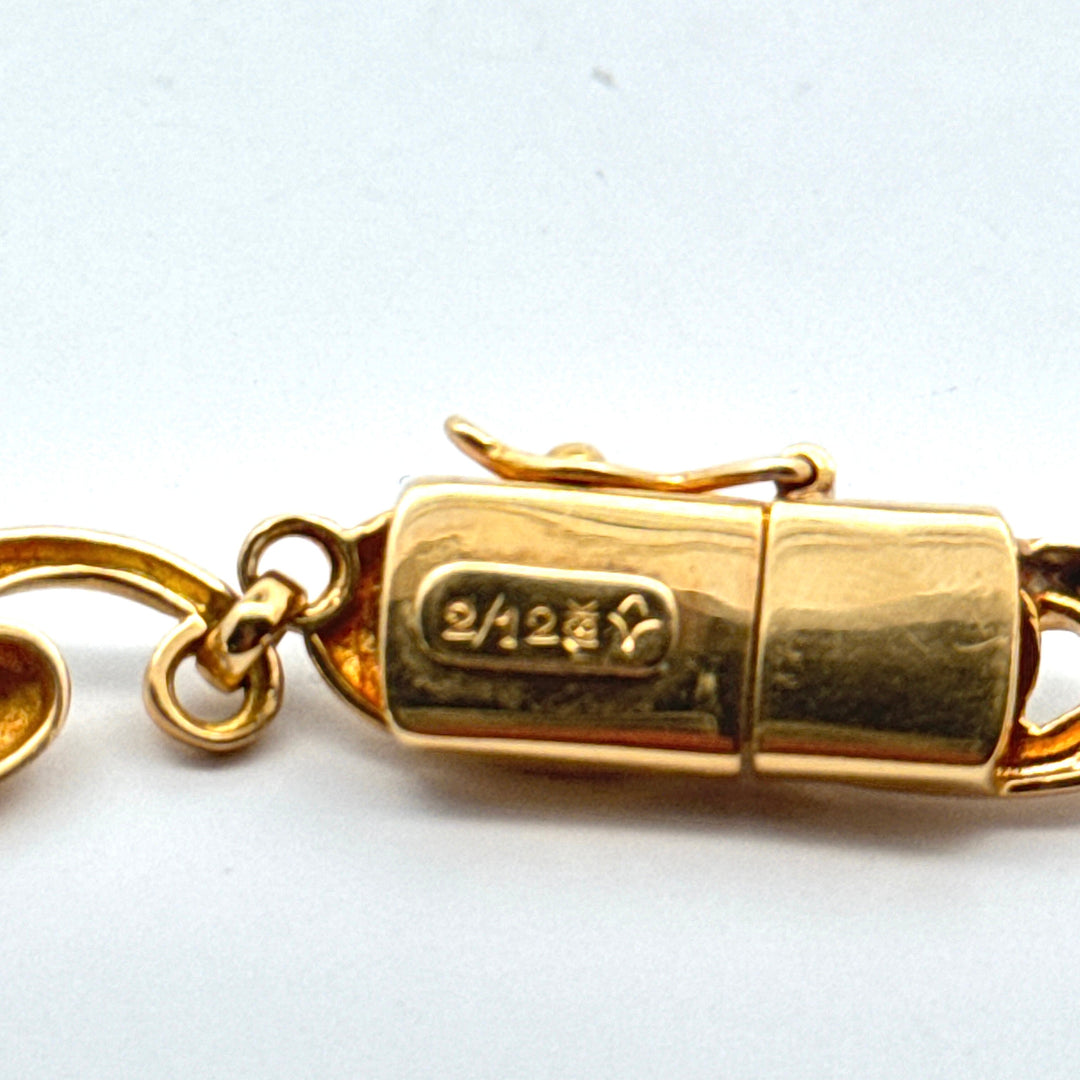 Designer Art Nouveau 1910 Diamond Ruby and Plique-a-Jour 18kt Yellow Gold Necklace -Limited Edition #2 of 12