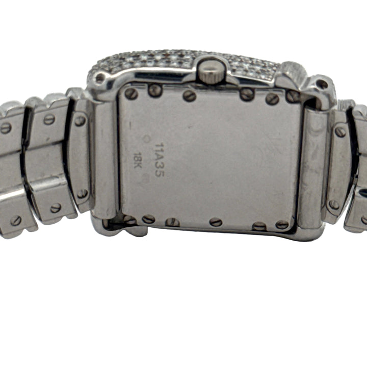 Vintage 1990's "Sabi" Henry Dunay 6.50cttw. Diamond Ladies Watch 18K White Gold
