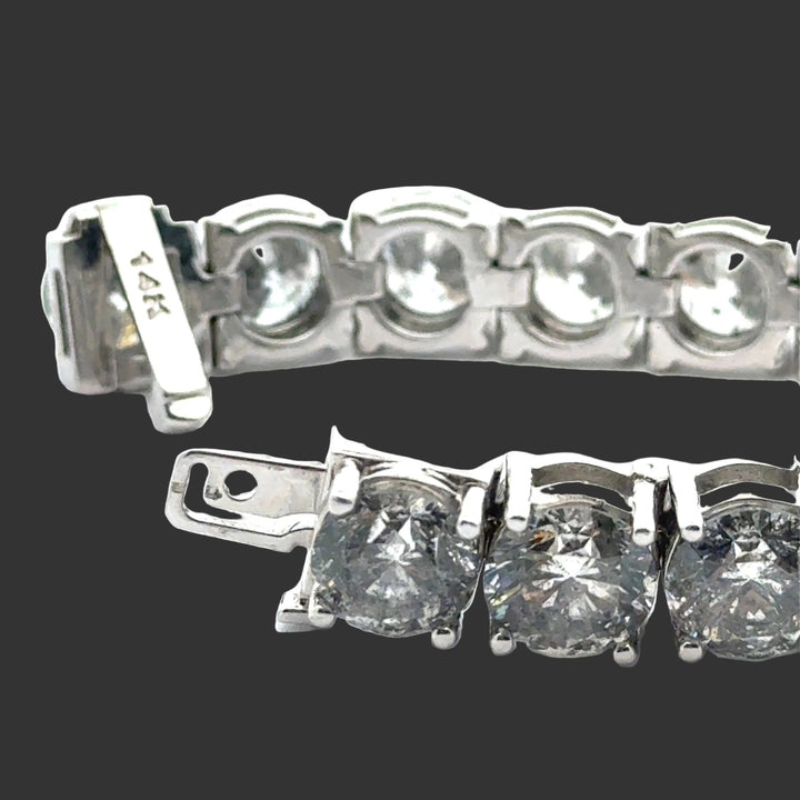 Diamond Tennis Bracelet 45.35cttw 14K White Gold