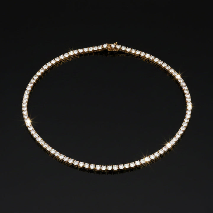 Designer Marchisio Contemporary 25.37cttw Diamond Anniversary 14K Yellow Gold Necklace