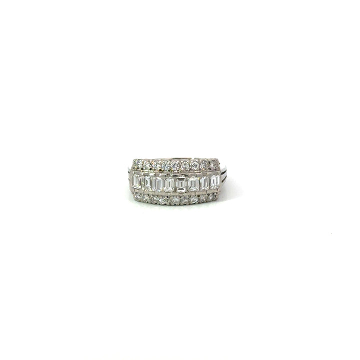 Vintage Diamond Platinum Ring