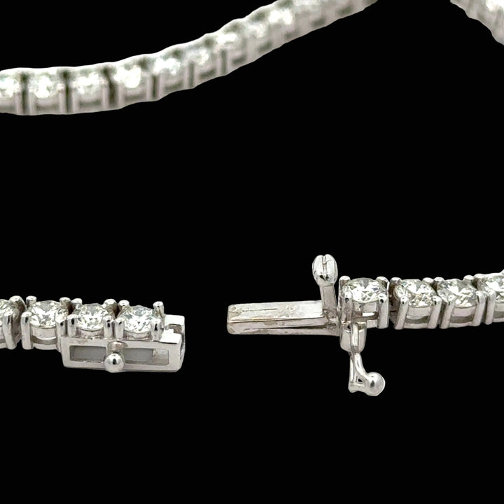 Designer ECH Contemporary 16.32 cttw Diamond 14K White Gold Necklace