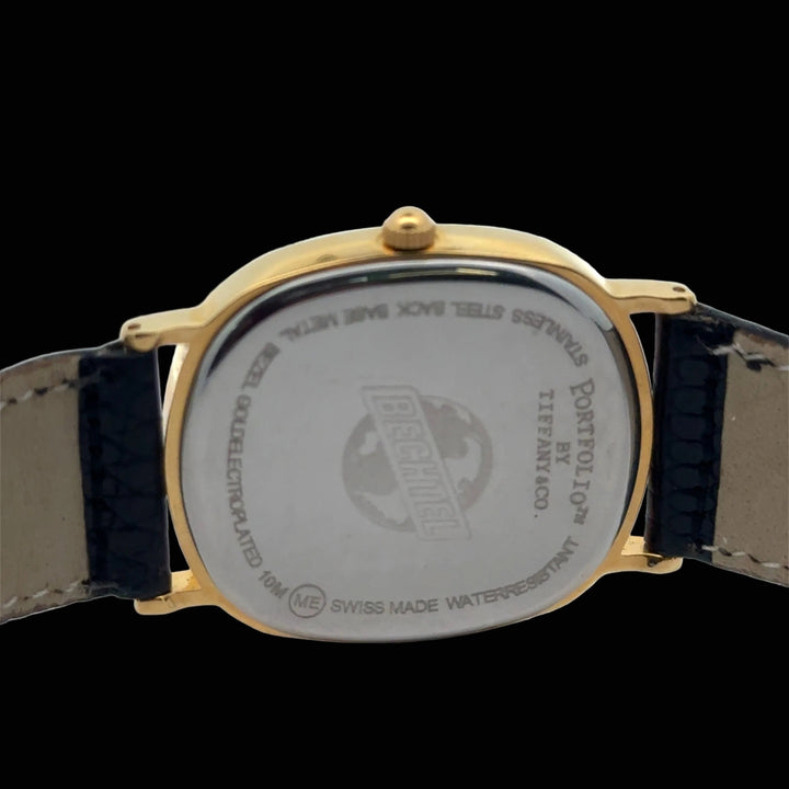 Estate Tiffany & Co. By Bechtel Gold Plated 30mm Wrist Watch