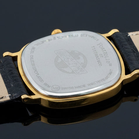 Estate Tiffany & Co. By Bechtel Gold Plated 30mm Wrist Watch