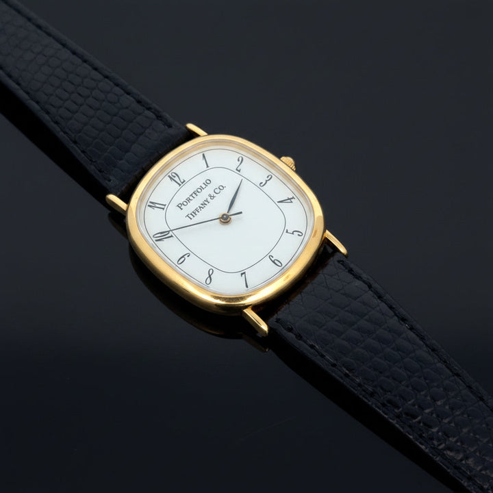 Estate Tiffany & Co. By Bechtel Gold Plated 30mm Wrist Watch