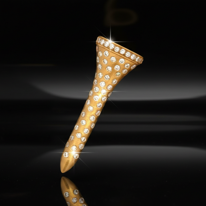 The Classic Diamond Golf Tee Pendant 15553
