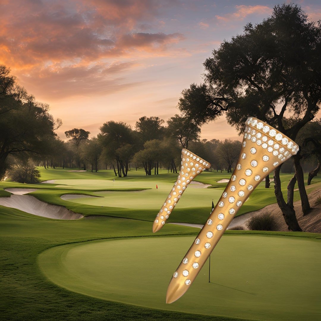 The Classic Diamond Golf Tee Pendant 15553