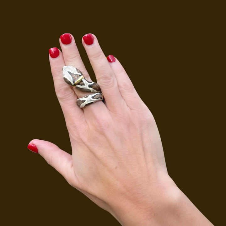 Annibale Baldini Italian Serpente Ring