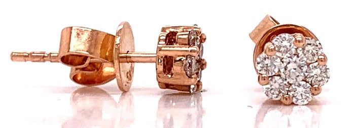 Maya Lianna .25 cttw Diamond Cluster Earrings