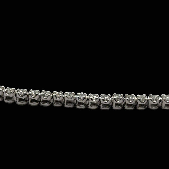 Designer ECH Contemporary 6.80 cttw Diamond 14K White Gold Necklace