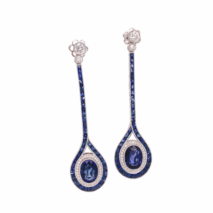 Ballroom Sapphire Earrings
