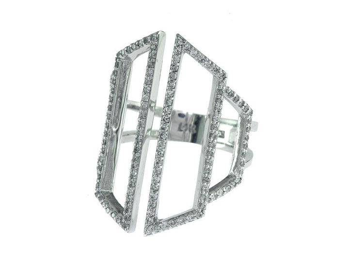 Effy .66 ctw Diamond and 14K White Gold Ring
