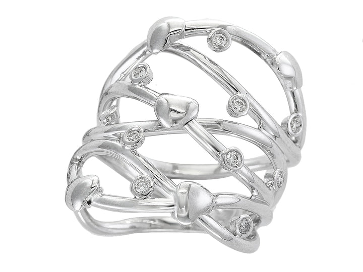 Effy Diamond and 14K White Gold Ring