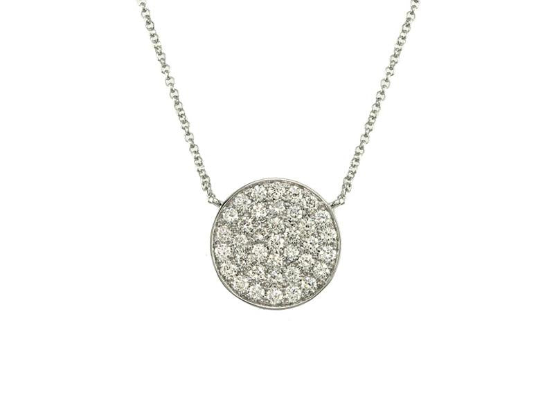 Effy .73 ctw Diamond and 14K White Gold Necklace