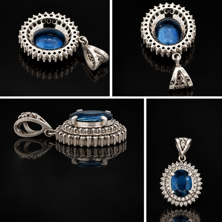 Estate 1.53ct. Sapphire & Diamond Platinum Ring