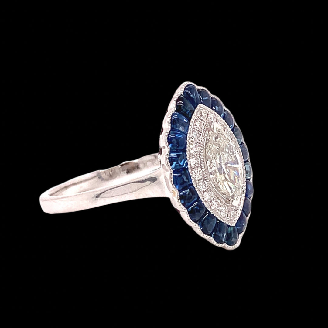 Wentwood Diamond and Sapphire Ring