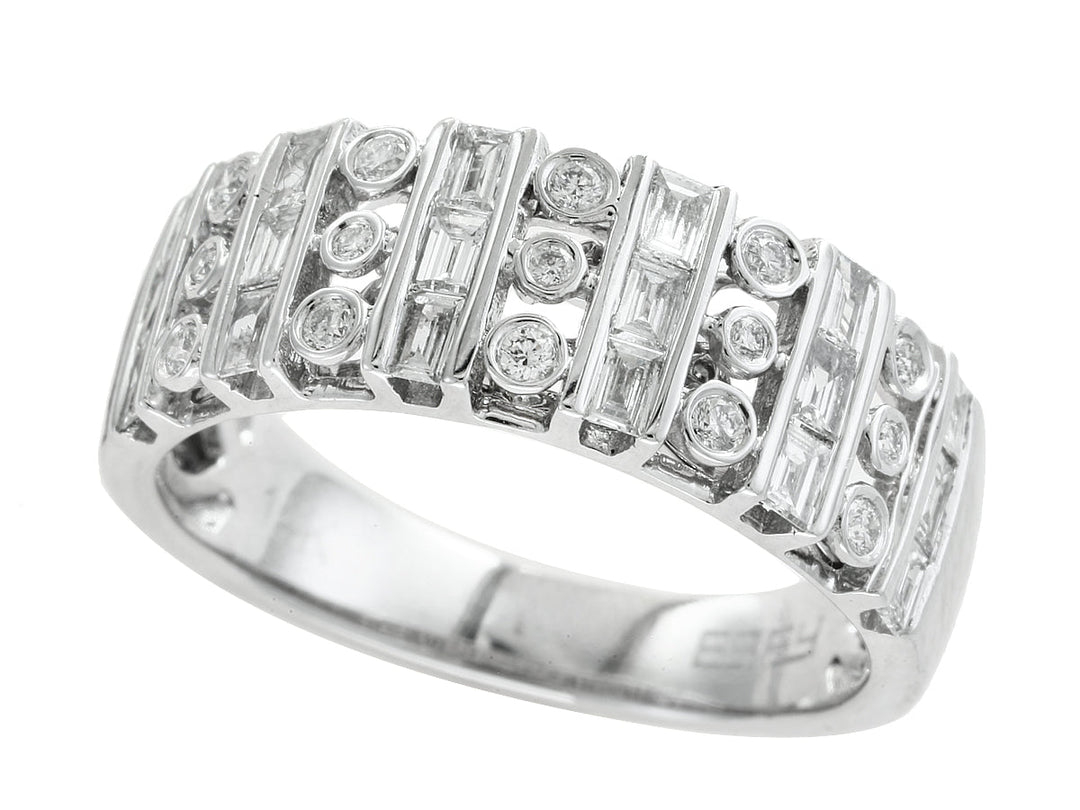 Effy Diamond and 14K White Gold Ring