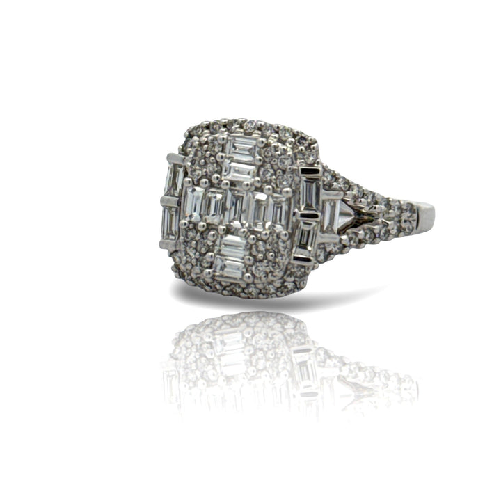 Effy Diamond and 14K White Gold Ring