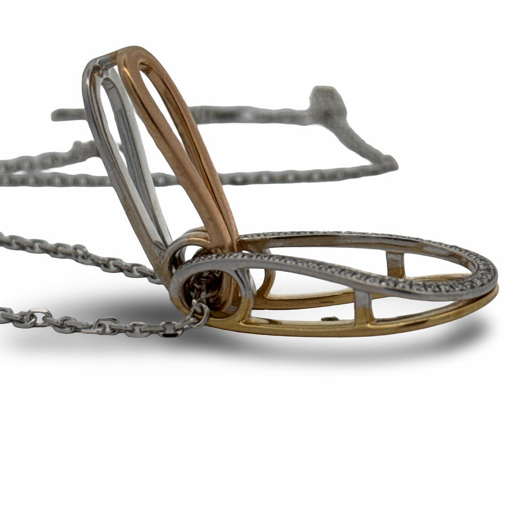 Designer Di Modolo Diamond (2 Piece) 18k White Gold Necklace