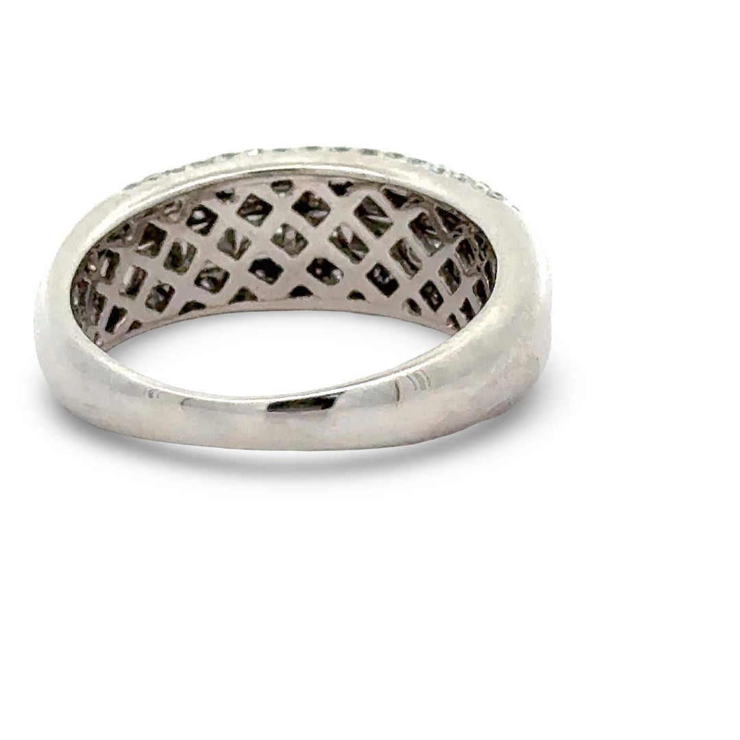 Designer Diamond Platinum Ring