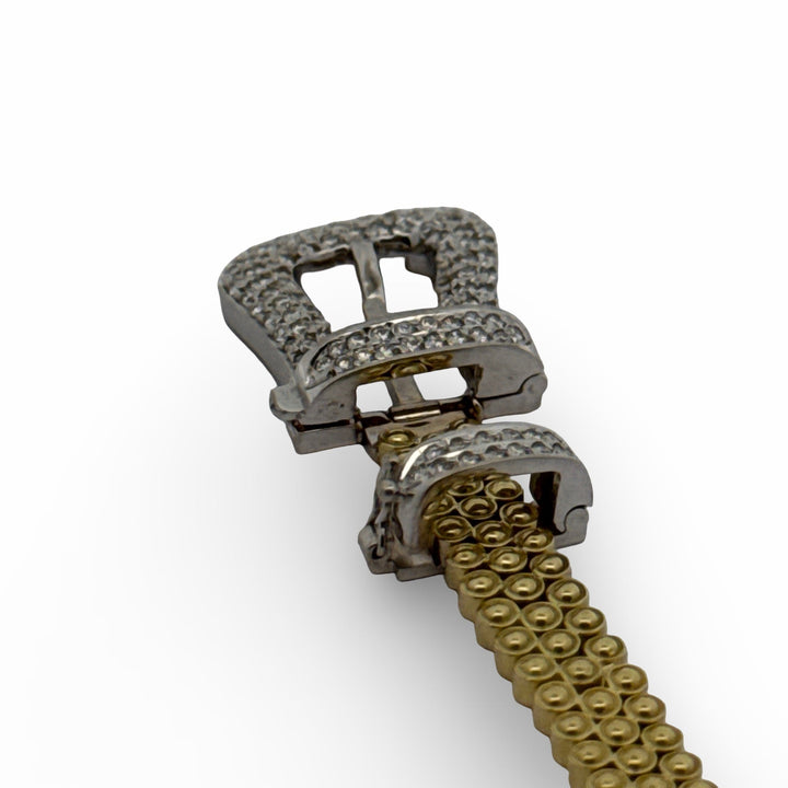 In the Style of Tiffany & Company Diamond Buckle Bracelet