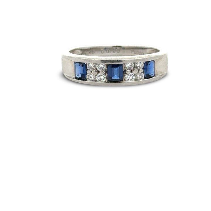 Fine Sapphire and Diamond Ring