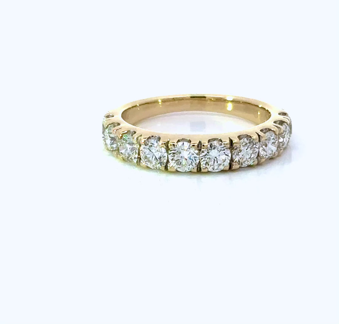 14K Gold 1.50 CTW Lab Grown Diamond Wedding Band (Copy)