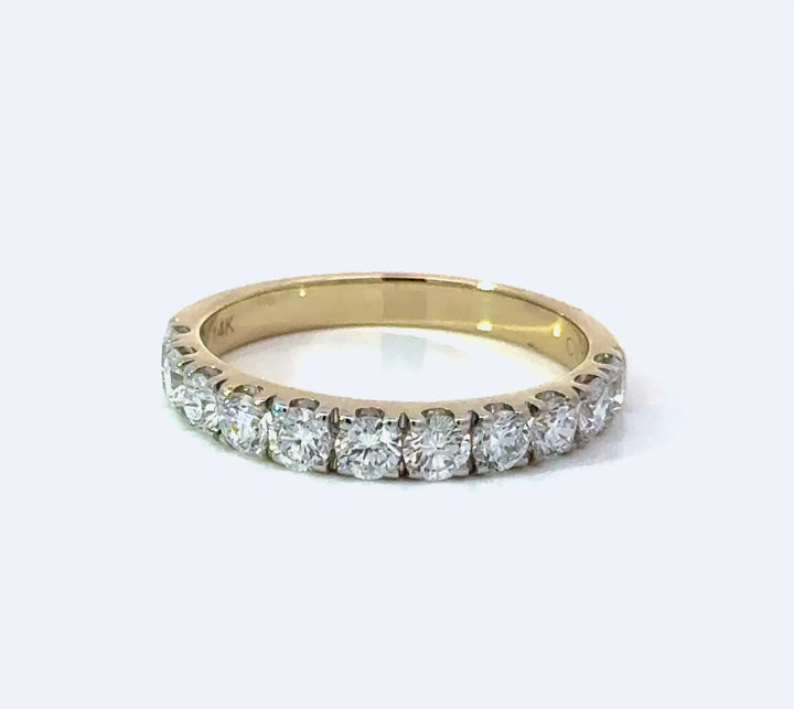 14K Gold 1.00 CTW Lab Grown Diamond Wedding Band
