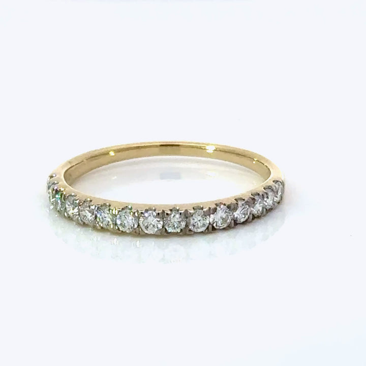 14K Gold 0.50 CTW Lab Grown Diamond Wedding Band
